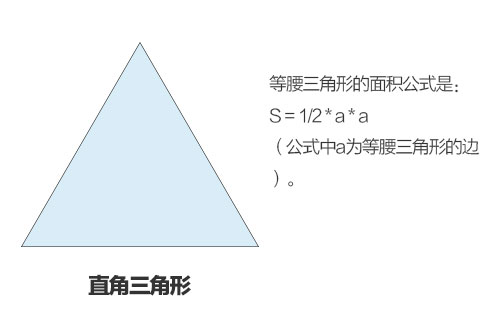 等腰三角形面积公式