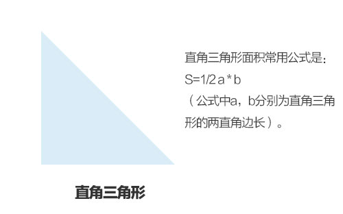 直角三角形面积公式